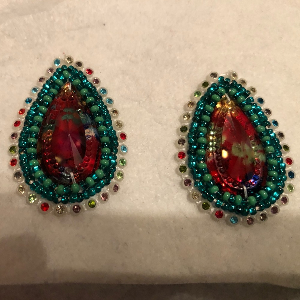 Native American beaded earrings